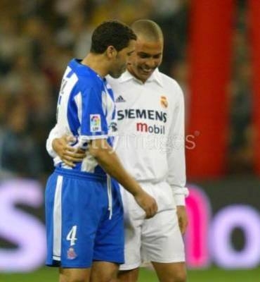 NOURDINE NAYBET AVEC LE BREZILIEN RONALDO